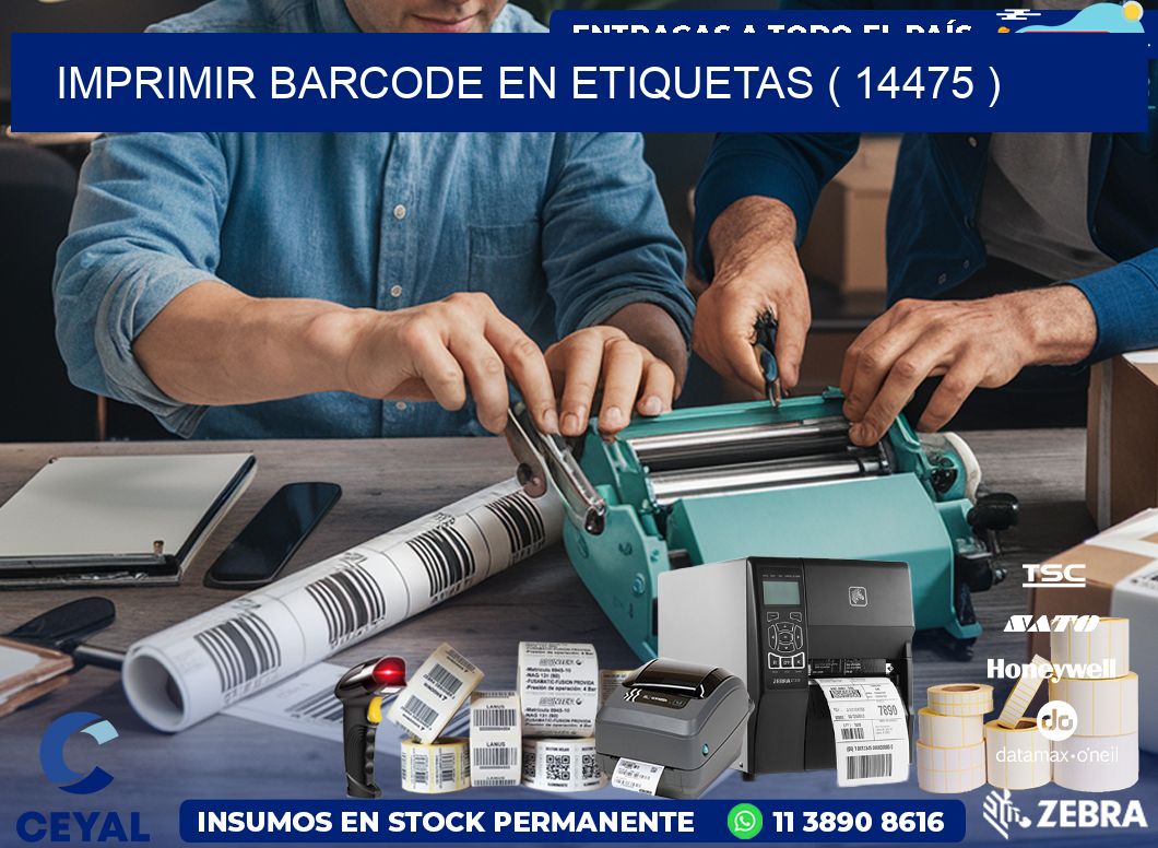 IMPRIMIR BARCODE EN ETIQUETAS ( 14475 )