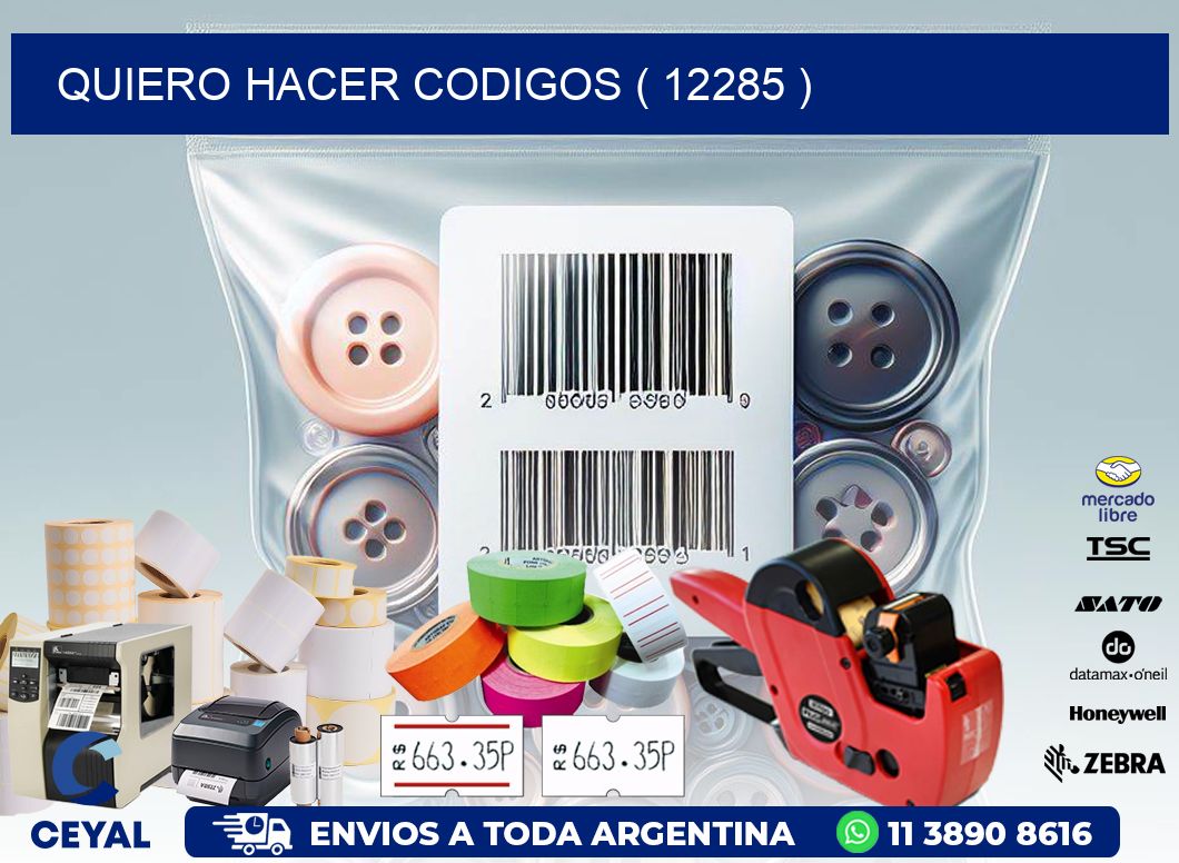 QUIERO HACER CODIGOS ( 12285 )