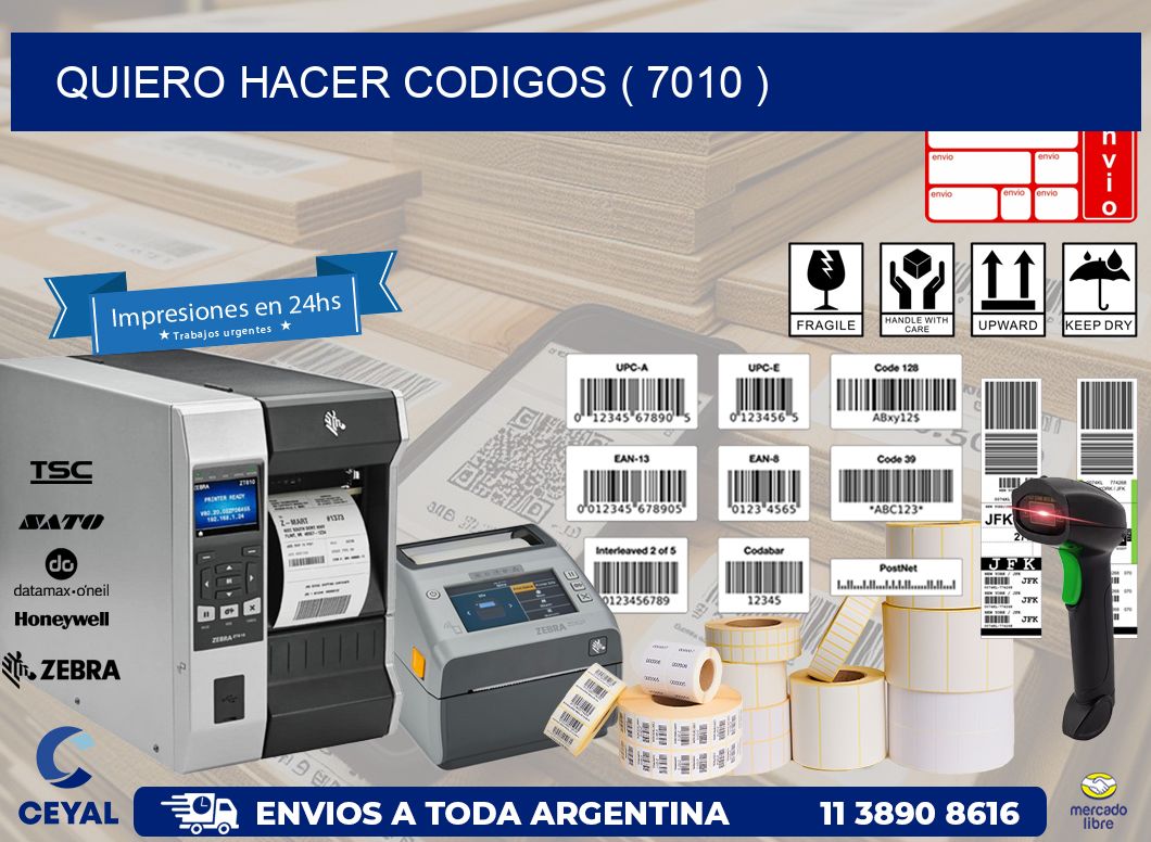 QUIERO HACER CODIGOS ( 7010 )
