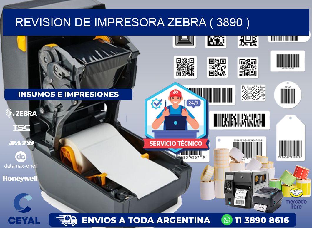 REVISION DE IMPRESORA ZEBRA ( 3890 )