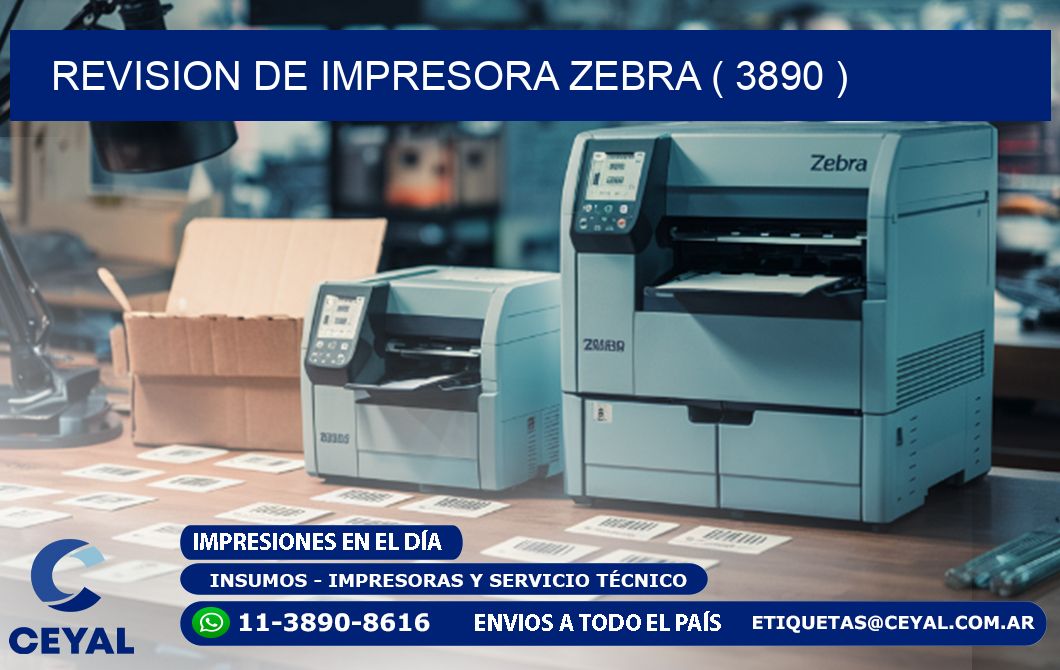 REVISION DE IMPRESORA ZEBRA ( 3890 )
