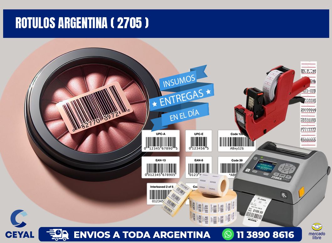 ROTULOS ARGENTINA ( 2705 )