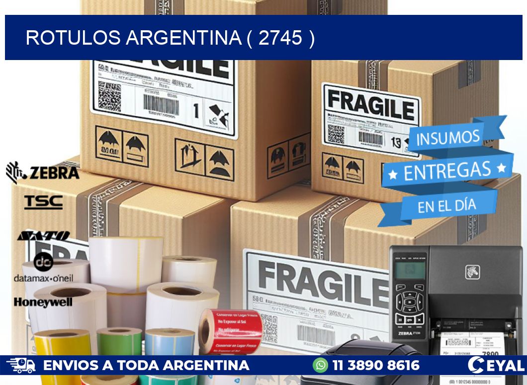 ROTULOS ARGENTINA ( 2745 )