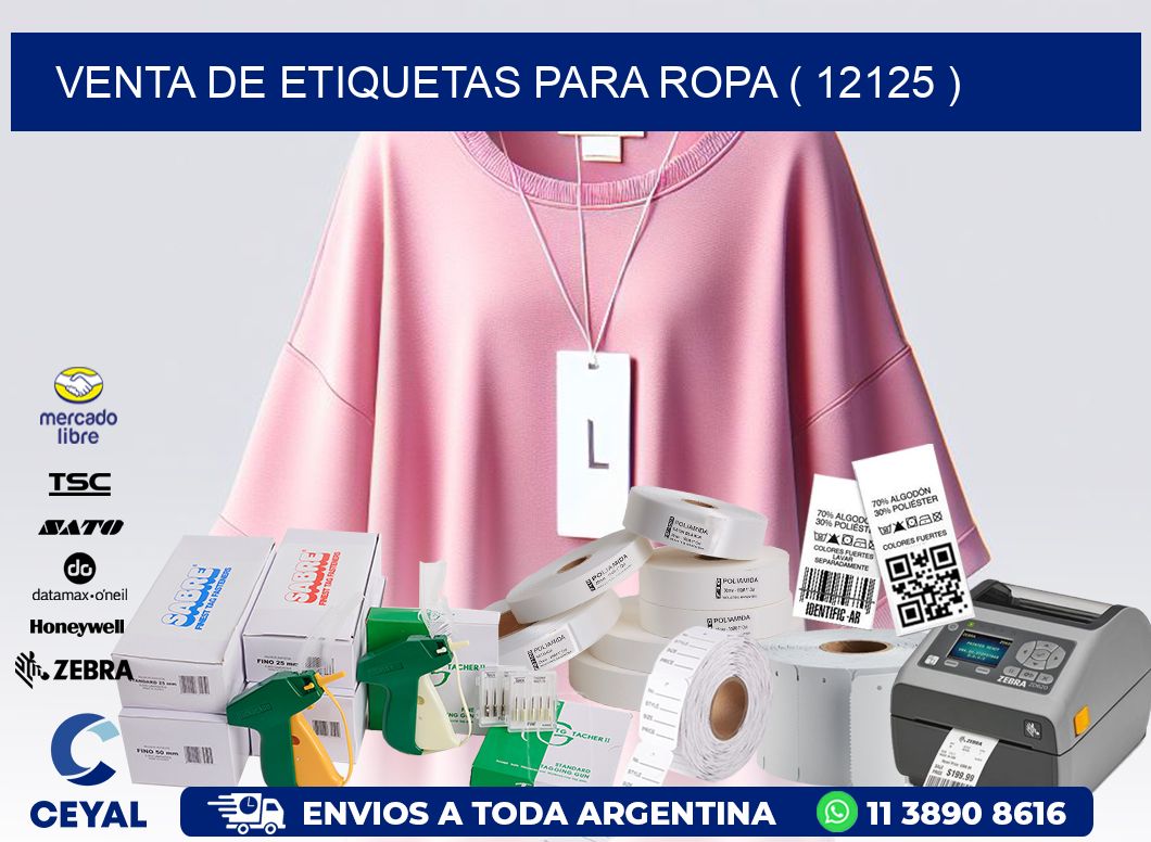 VENTA DE ETIQUETAS PARA ROPA ( 12125 )