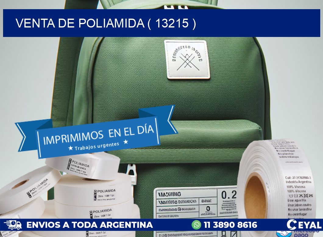 VENTA DE POLIAMIDA ( 13215 )