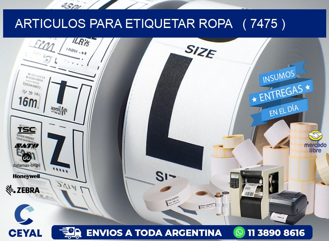 articulos para etiquetar ropa   ( 7475 )