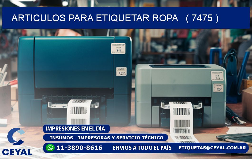 articulos para etiquetar ropa   ( 7475 )