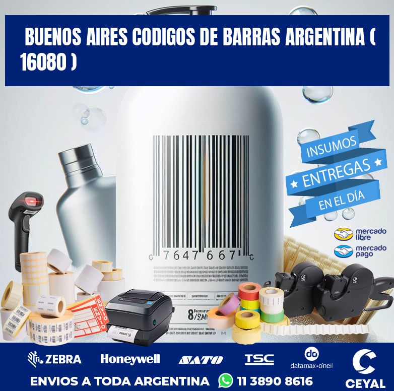 buenos aires codigos de barras argentina ( 16080 )