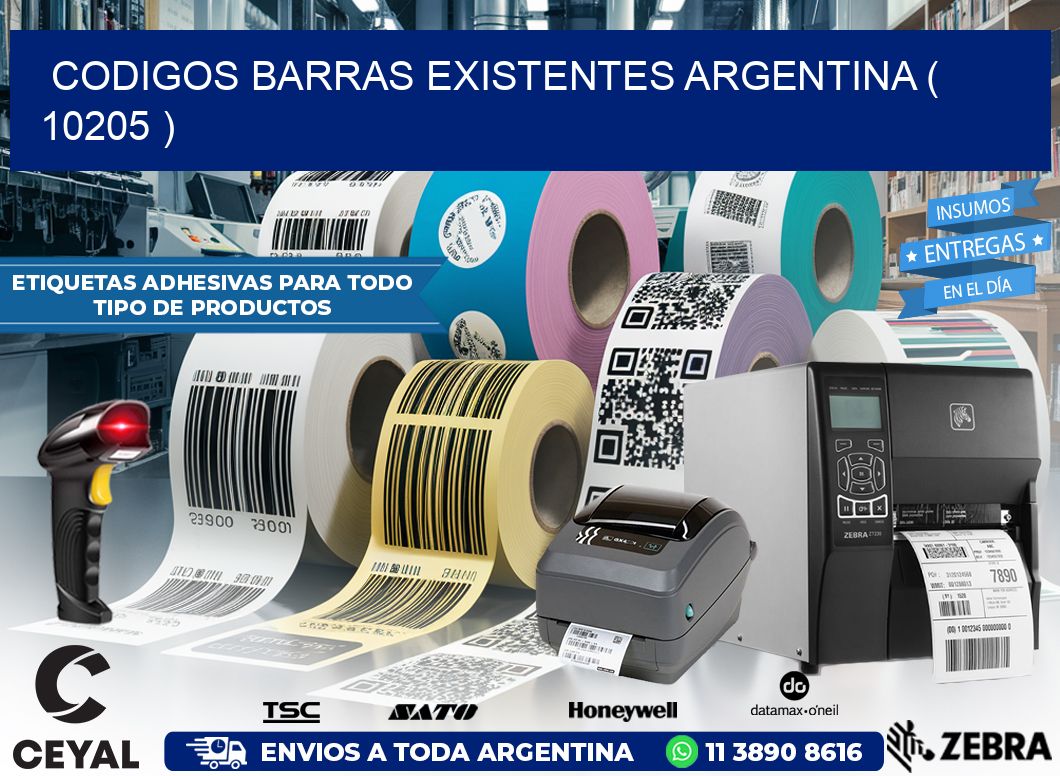 codigos barras existentes argentina ( 10205 )