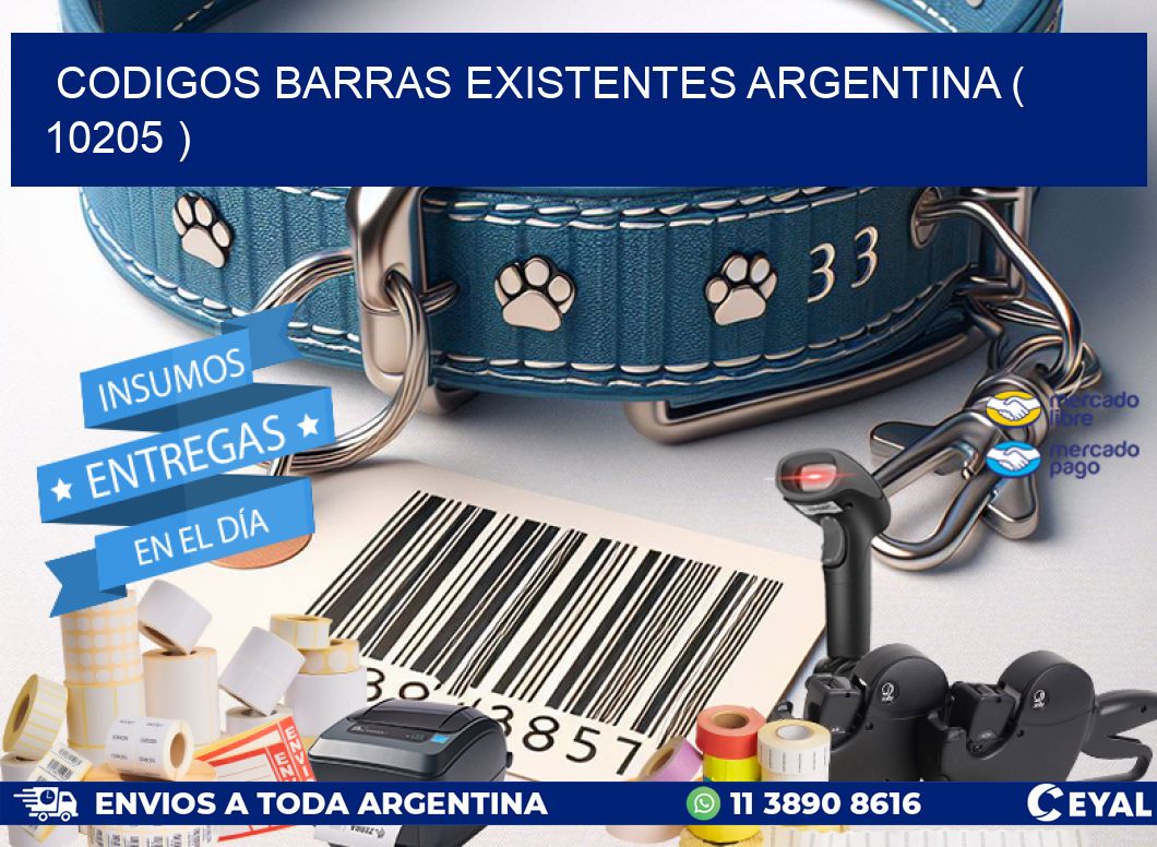 codigos barras existentes argentina ( 10205 )