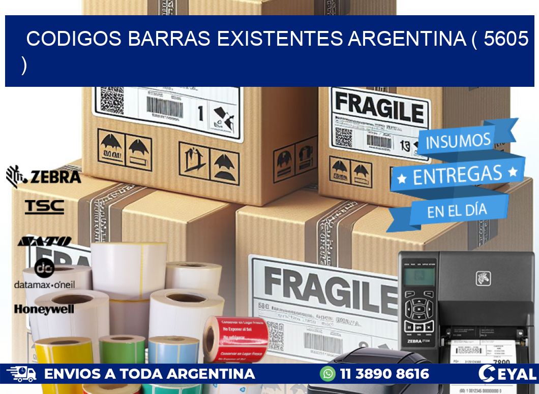 codigos barras existentes argentina ( 5605 )