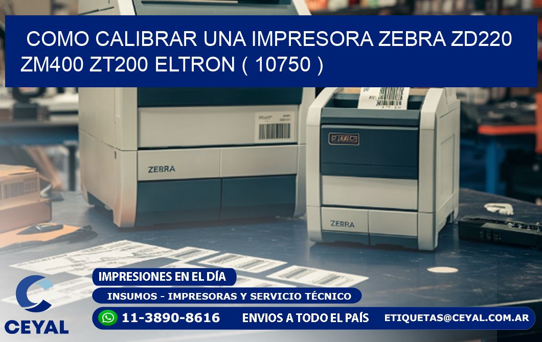 como calibrar una impresora zebra zd220 ZM400 ZT200 ELTRON ( 10750 )