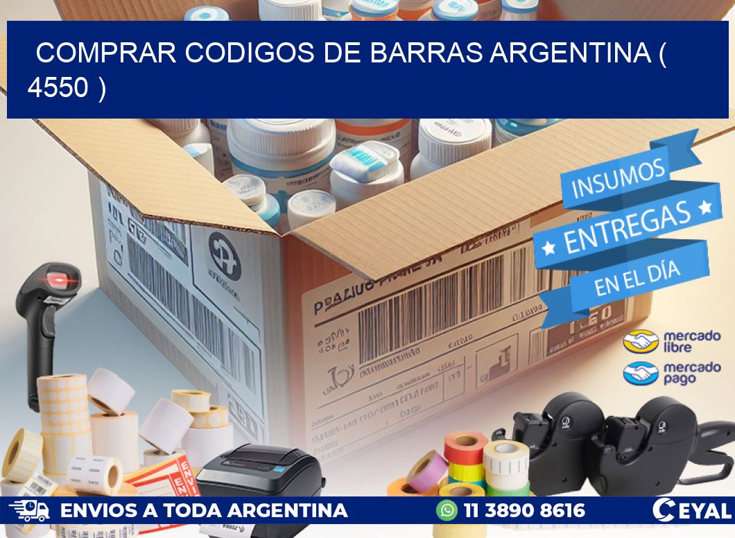 comprar codigos de barras argentina ( 4550 )