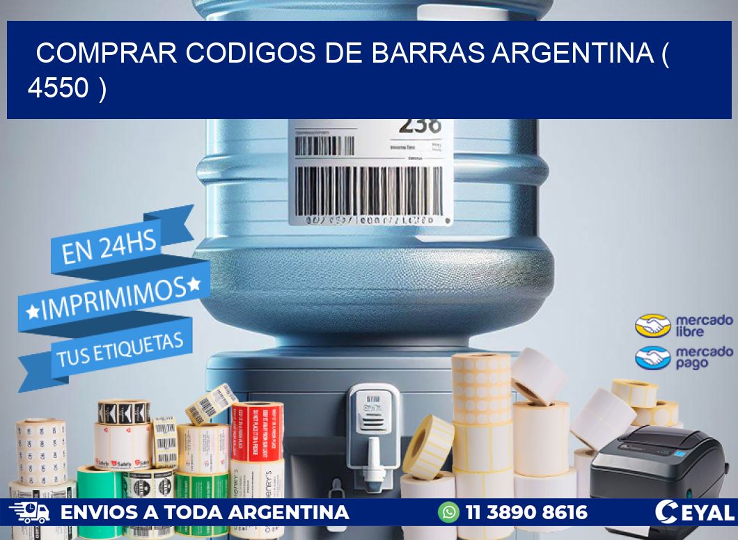 comprar codigos de barras argentina ( 4550 )