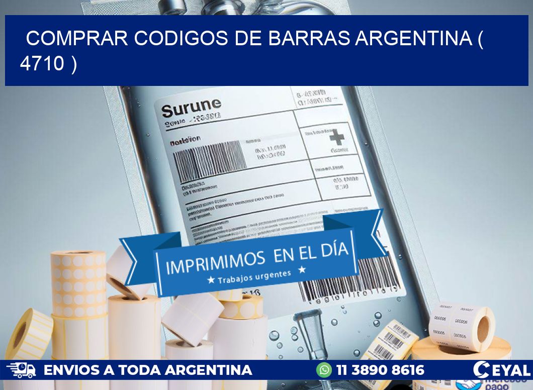 comprar codigos de barras argentina ( 4710 )