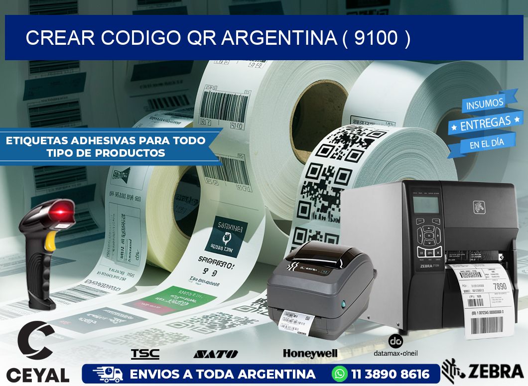 crear codigo qr argentina ( 9100 )