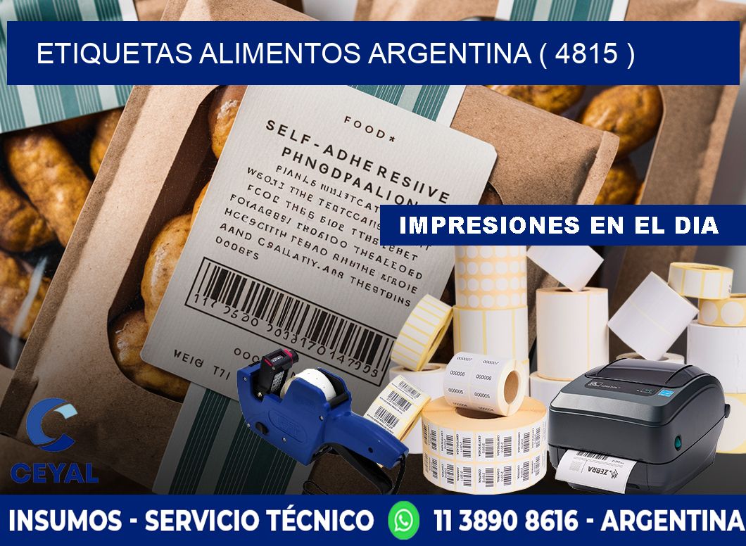 etiquetas alimentos argentina ( 4815 )