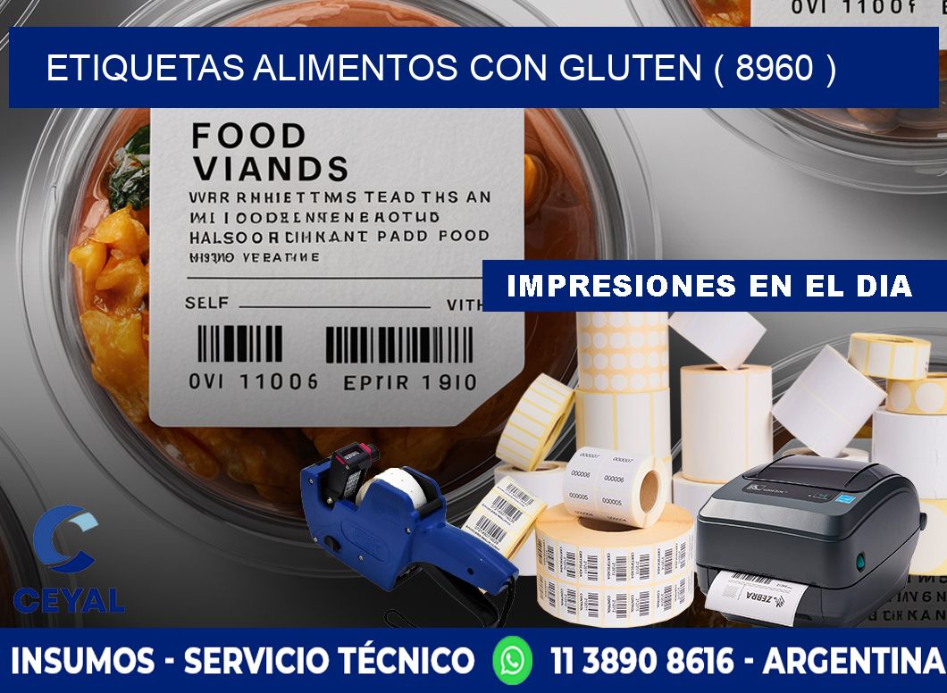 etiquetas alimentos con gluten ( 8960 )