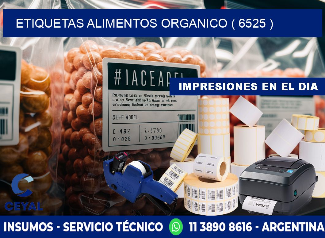 etiquetas alimentos organico ( 6525 )