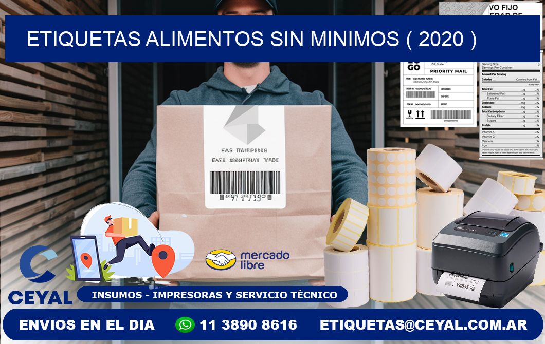 etiquetas alimentos sin minimos ( 2020 )