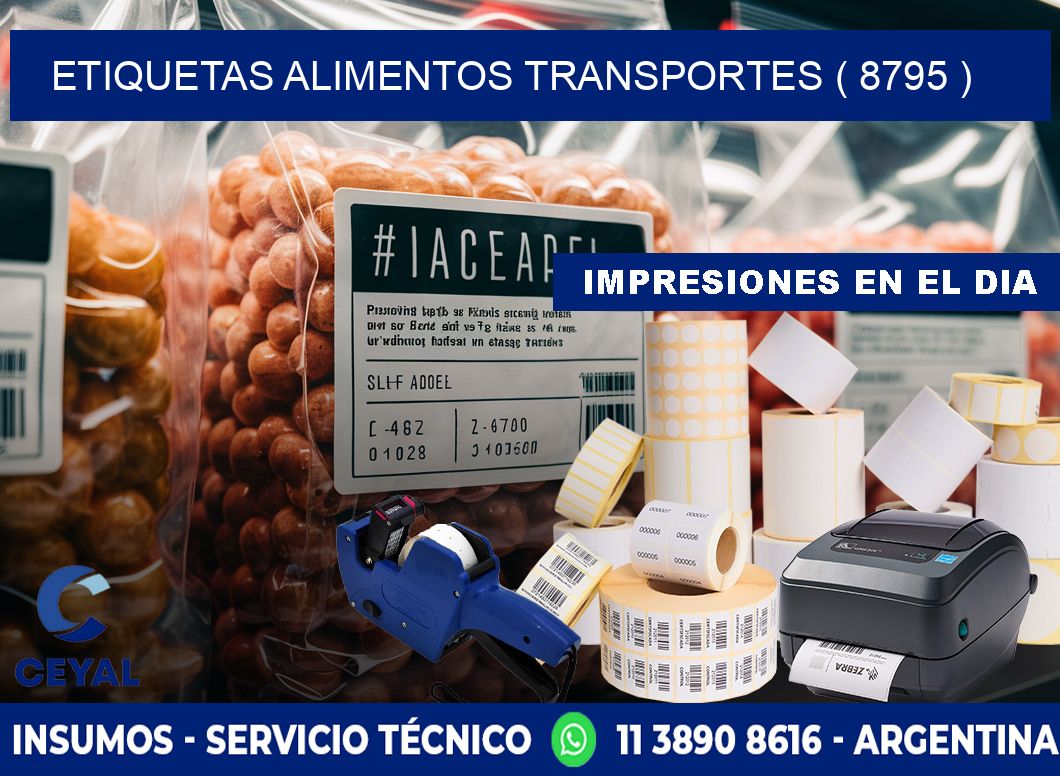 etiquetas alimentos transportes ( 8795 )