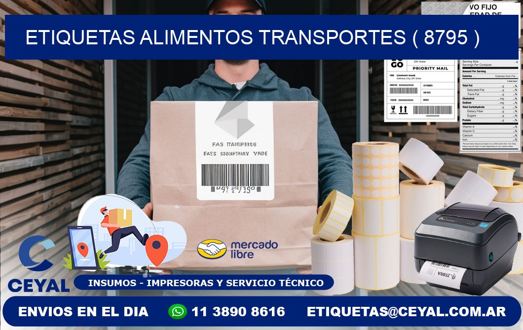 etiquetas alimentos transportes ( 8795 )