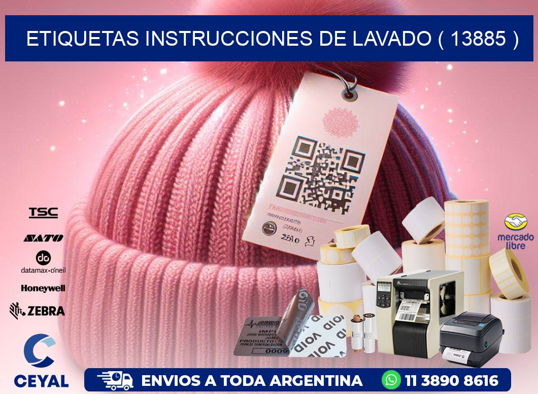 etiquetas instrucciones de lavado ( 13885 )
