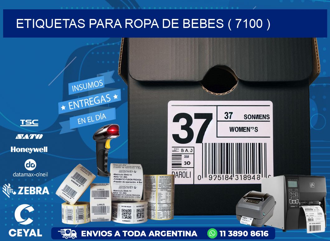 etiquetas para ropa de bebes ( 7100 )