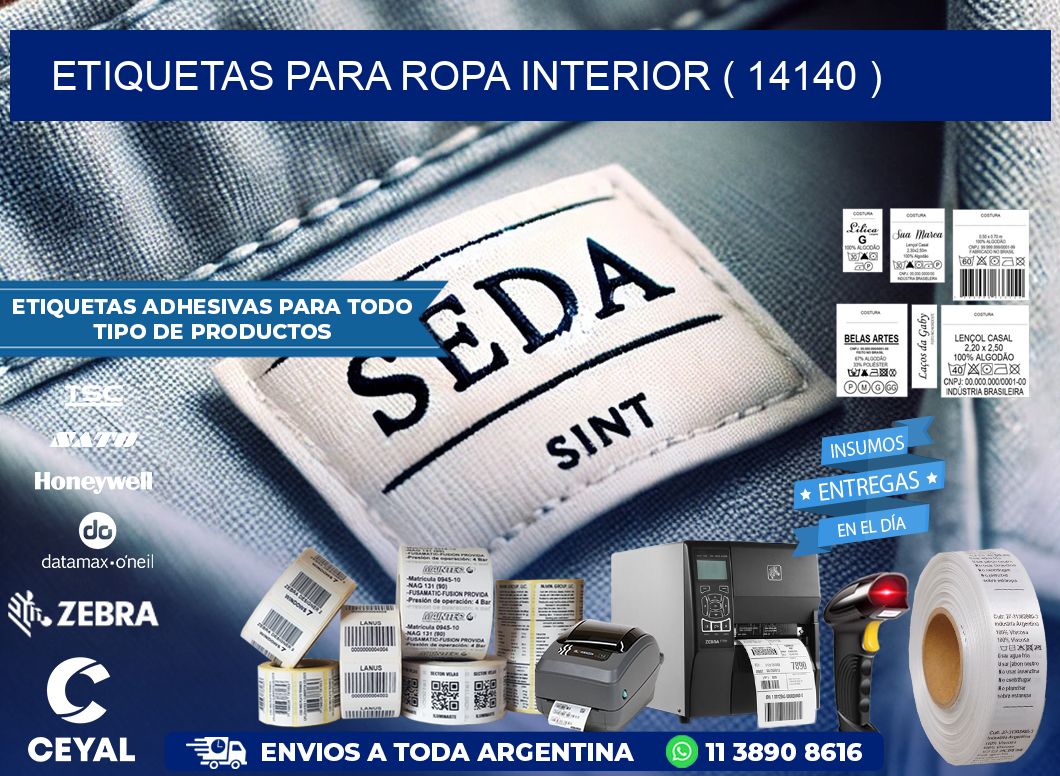 etiquetas para ropa interior ( 14140 )