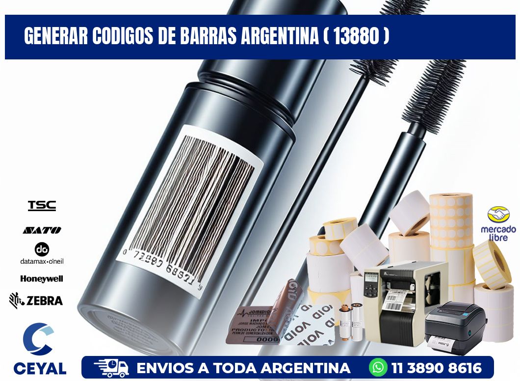 generar codigos de barras argentina ( 13880 )