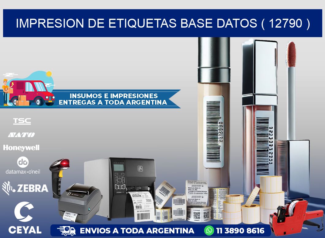 impresion de etiquetas base datos ( 12790 )