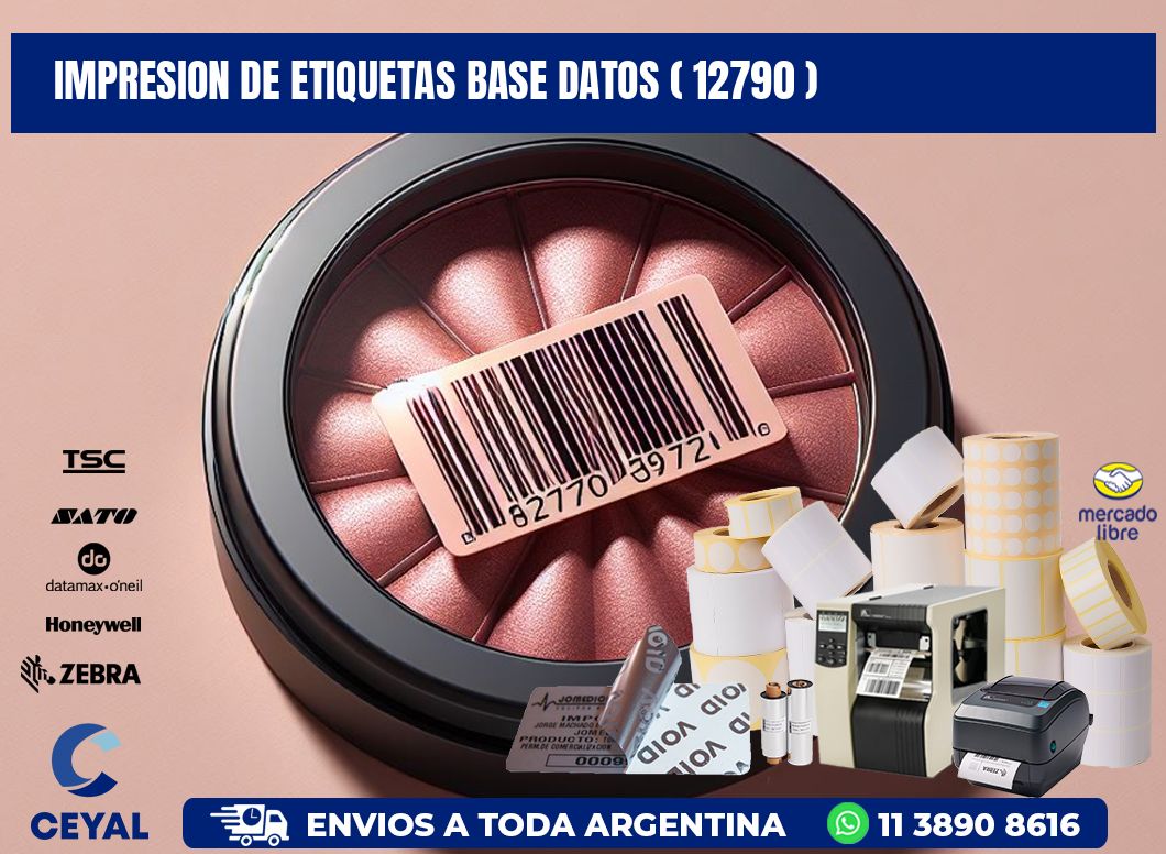 impresion de etiquetas base datos ( 12790 )