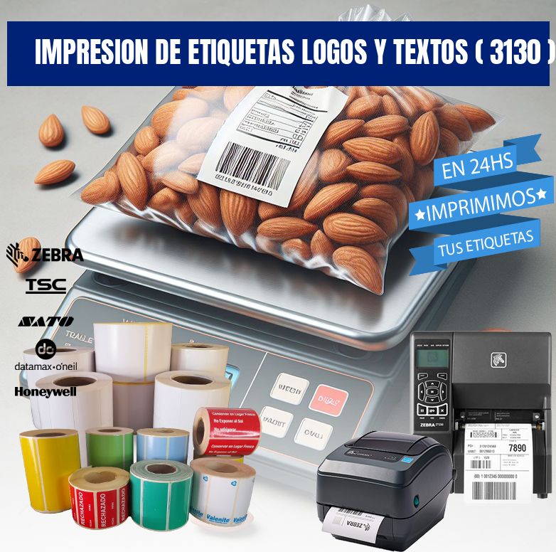 impresion de etiquetas logos y textos ( 3130 )