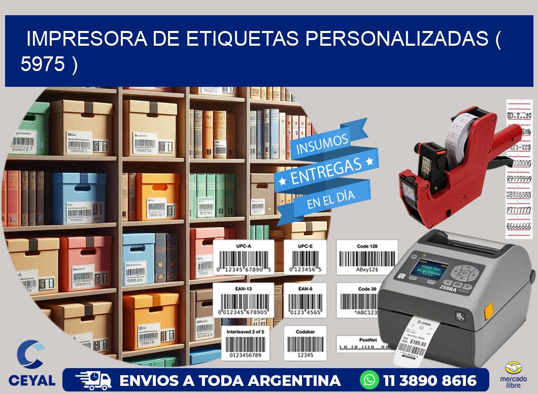 impresora de etiquetas personalizadas ( 5975 )