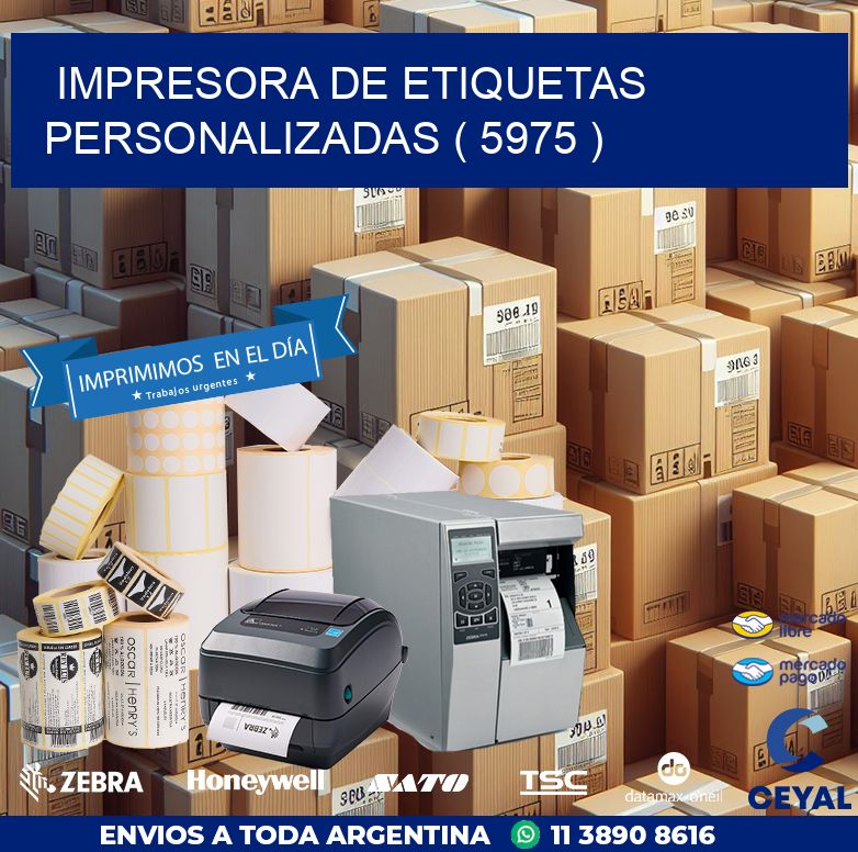 impresora de etiquetas personalizadas ( 5975 )