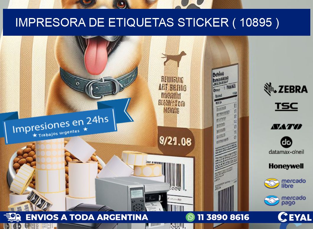 impresora de etiquetas sticker ( 10895 )