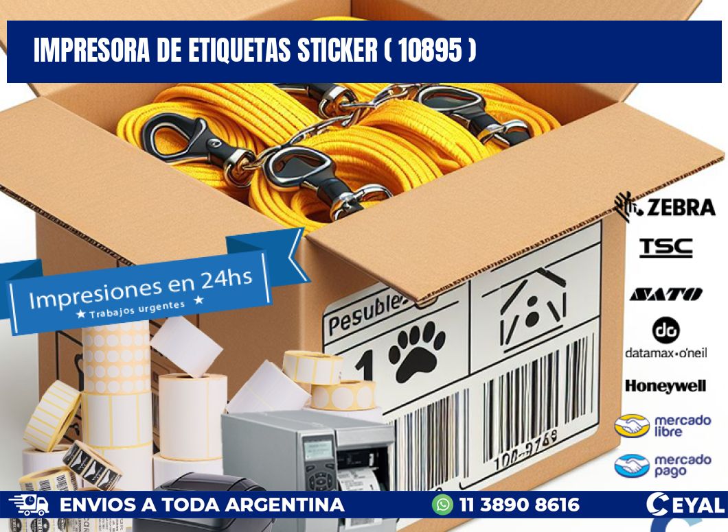 impresora de etiquetas sticker ( 10895 )