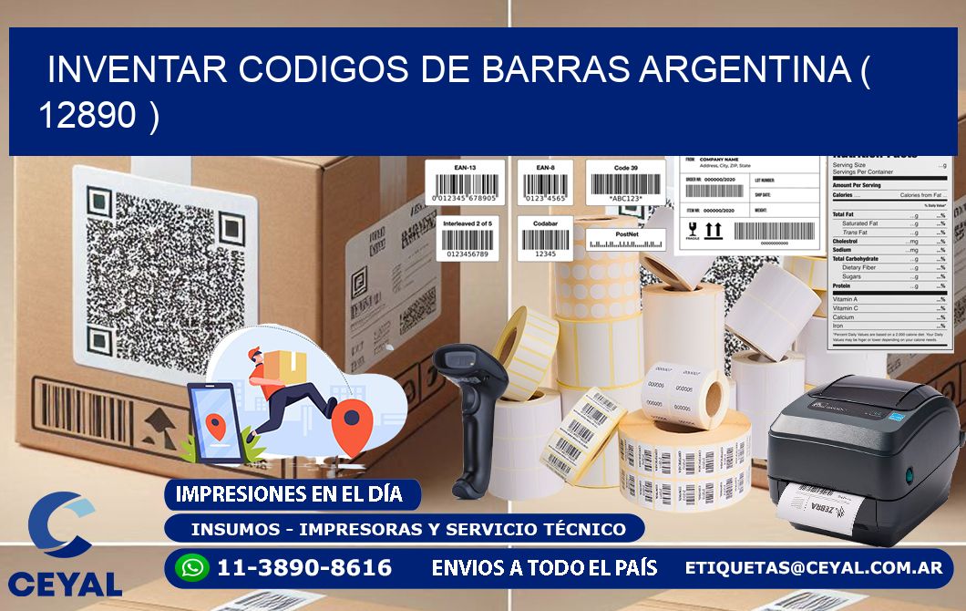 inventar codigos de barras argentina ( 12890 )