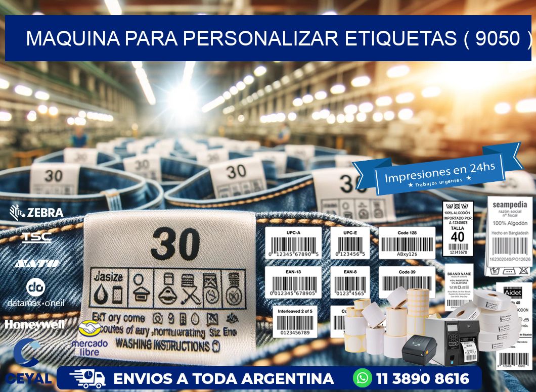 maquina para personalizar etiquetas ( 9050 )