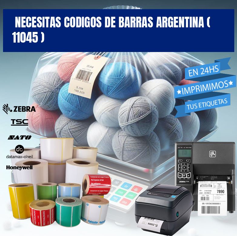 necesitas codigos de barras argentina ( 11045 )