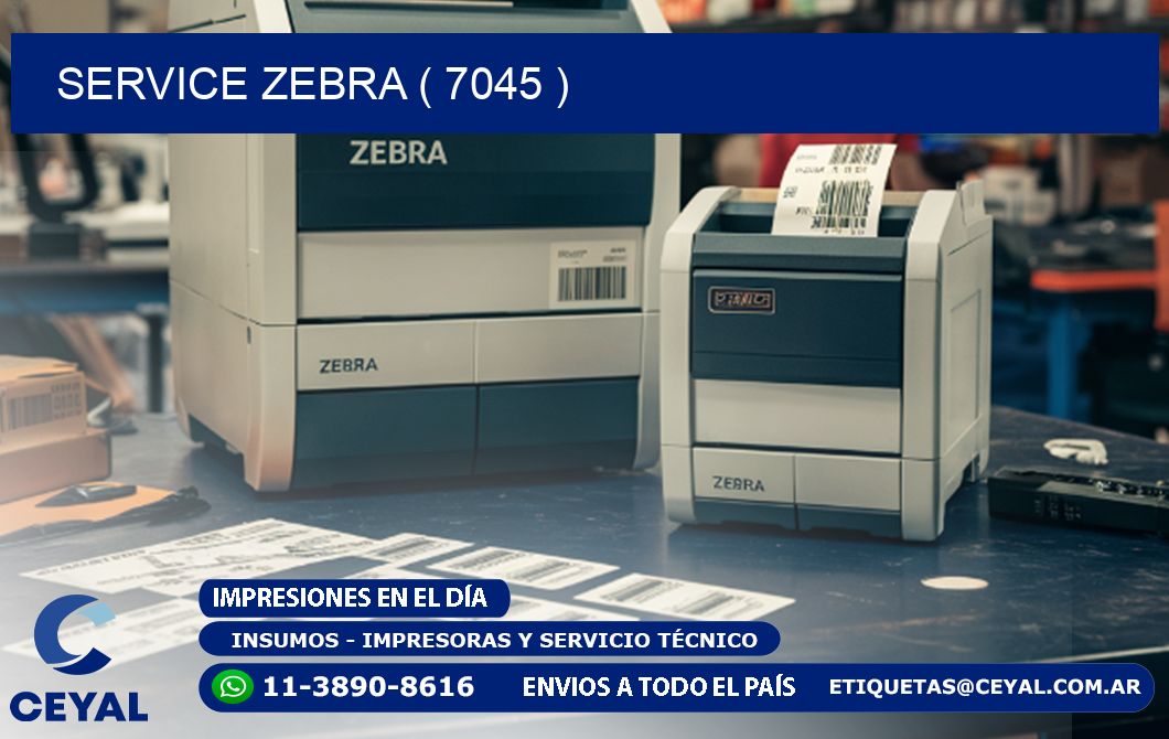 service zebra ( 7045 )