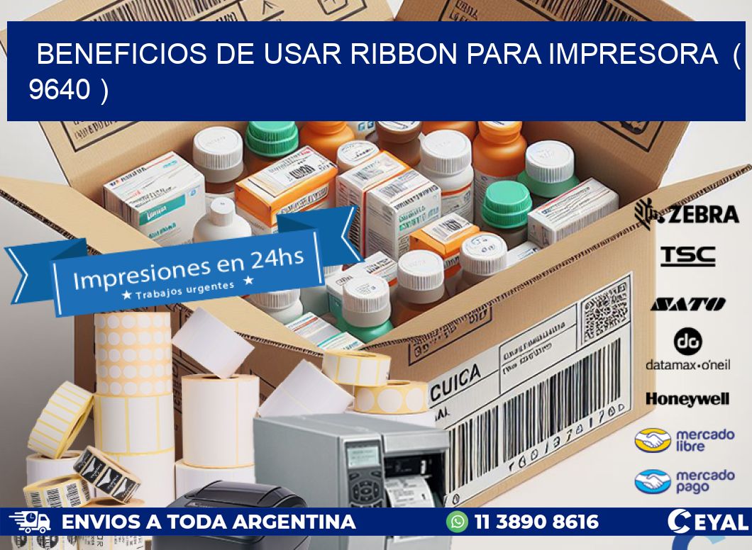 BENEFICIOS DE USAR RIBBON PARA IMPRESORA ( 9640 )