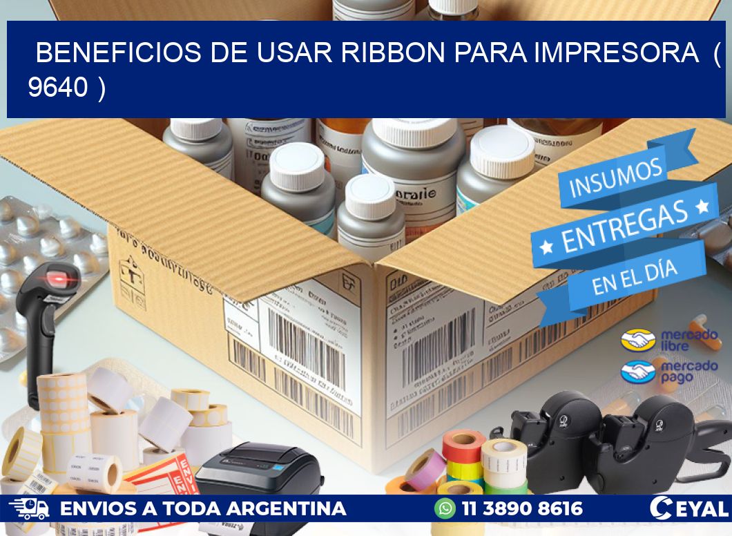 BENEFICIOS DE USAR RIBBON PARA IMPRESORA ( 9640 )