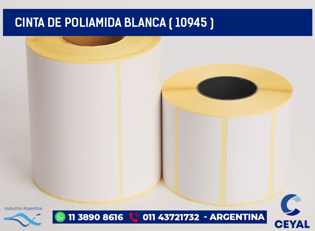 CINTA DE POLIAMIDA BLANCA ( 10945 )