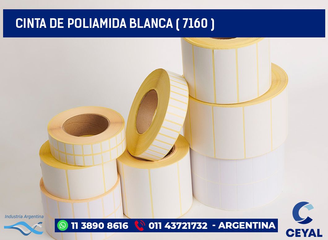 CINTA DE POLIAMIDA BLANCA ( 7160 )