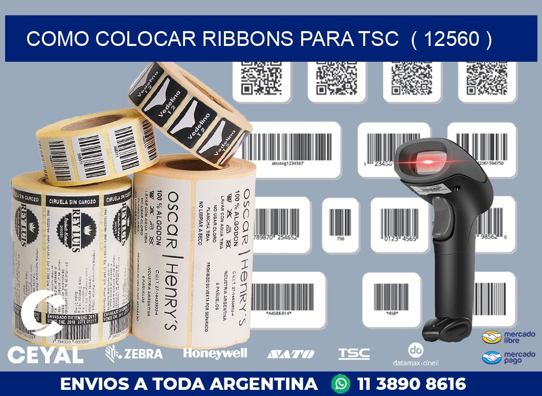 COMO COLOCAR RIBBONS PARA TSC  ( 12560 )
