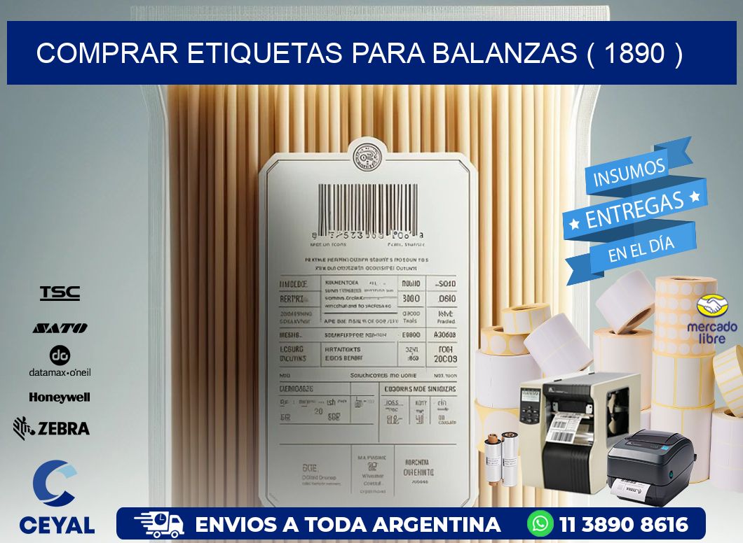 COMPRAR ETIQUETAS PARA BALANZAS ( 1890 )