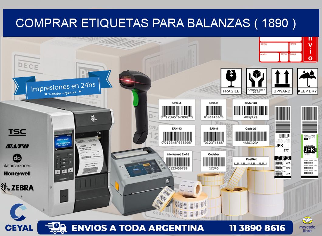 COMPRAR ETIQUETAS PARA BALANZAS ( 1890 )