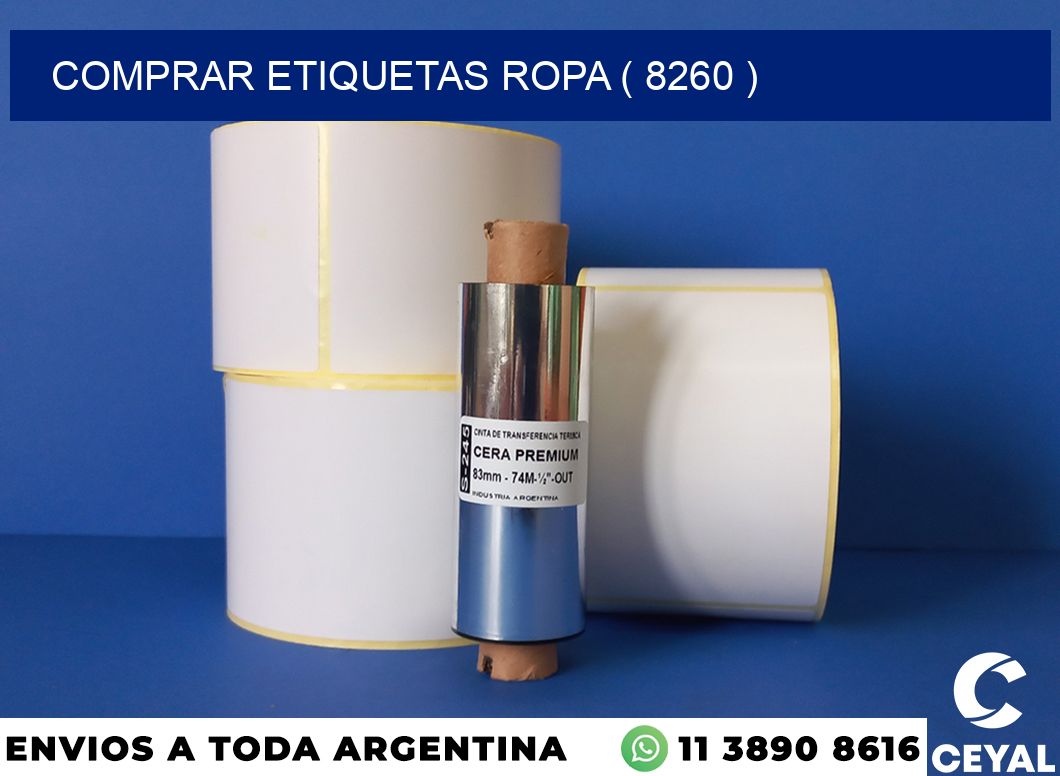 COMPRAR ETIQUETAS ROPA ( 8260 )