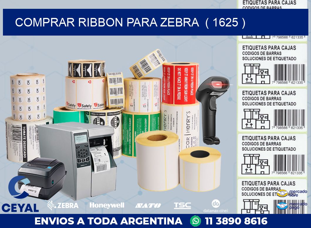 COMPRAR RIBBON PARA ZEBRA ( 1625 )
